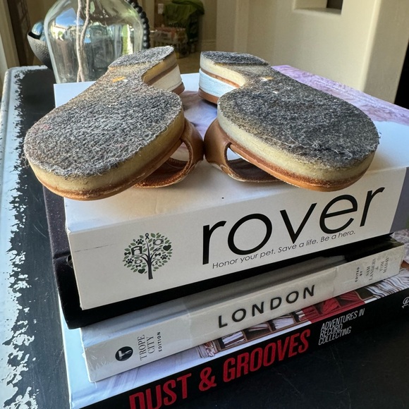 Chanel Cavas & Leather Sandals - Picture 8 of 11